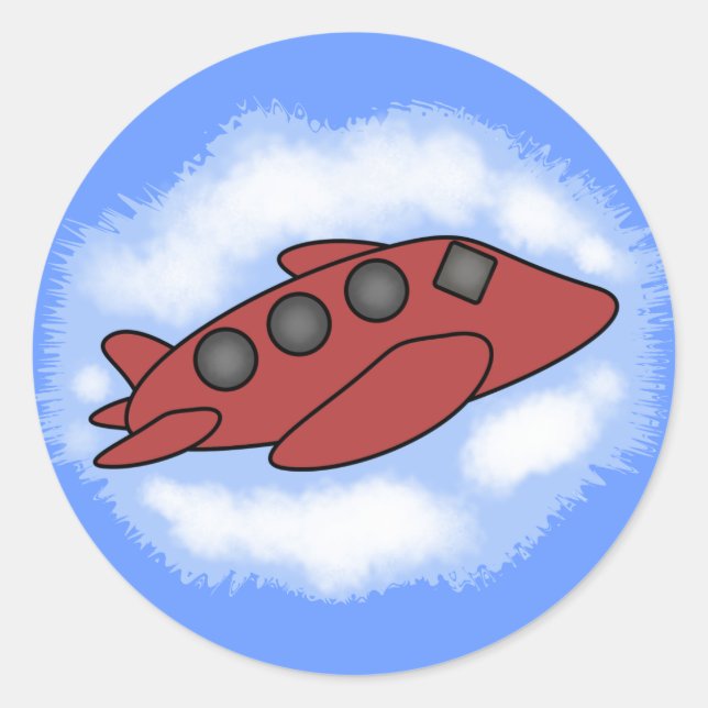 Autocolantes de avião (Frente)
