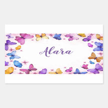 Autocolantes de borboletas