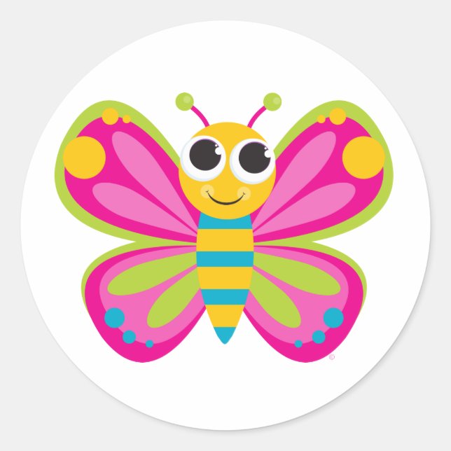 Autocolantes de borboletas (Frente)