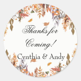 Autocolantes de Chá de panela do outono