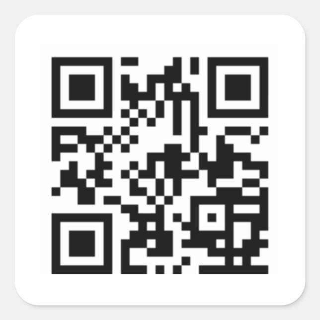 Autocolantes de código QR personalizados (Frente)