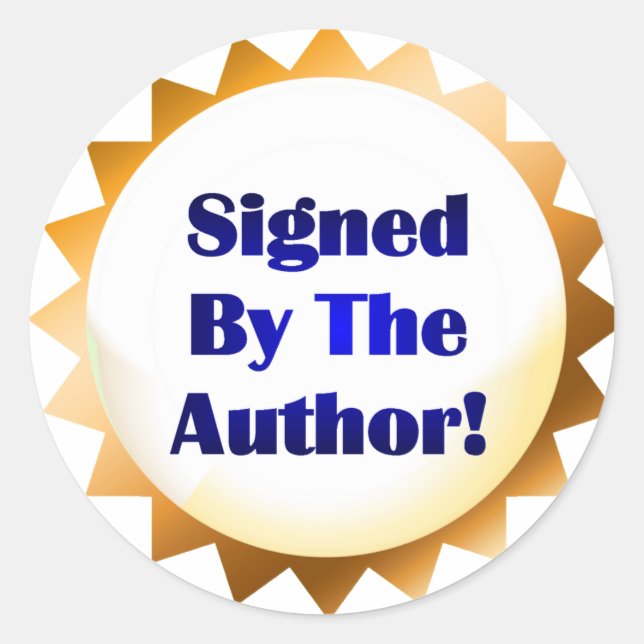 Autocolantes de cópia assinados (Frente)