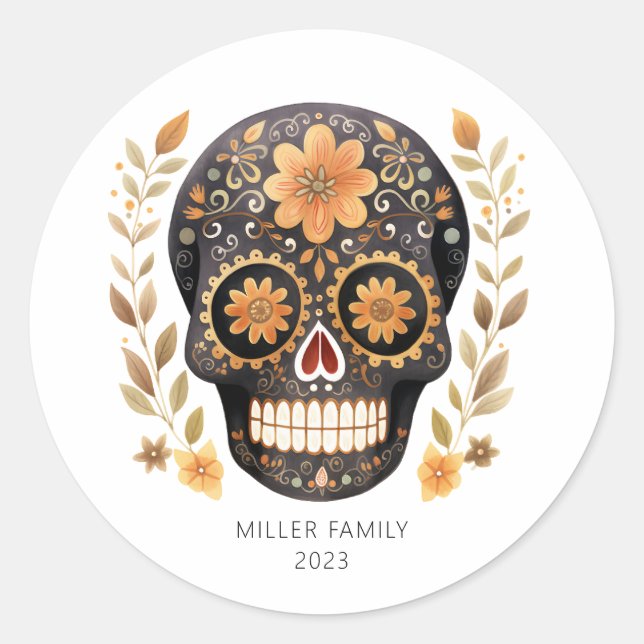 Autocolantes de crânio (Frente)