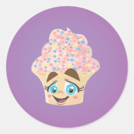 Autocolantes de Cupcake Confetti