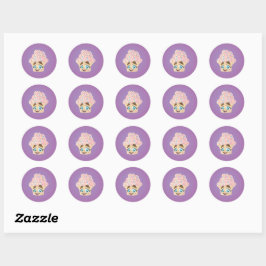 Autocolantes de Cupcake Confetti