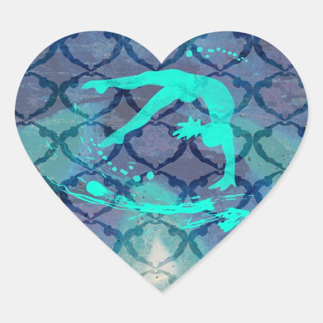 Autocolantes de dança quadrada (Frente)