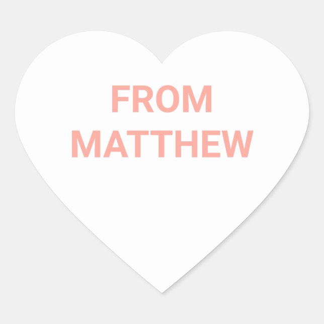 Autocolantes de Dia de os namorados de Conversação (Frente)