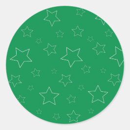 Autocolantes de estrelas verdes