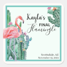 Autocolantes de Flamingle, Bachelorette, Bridal