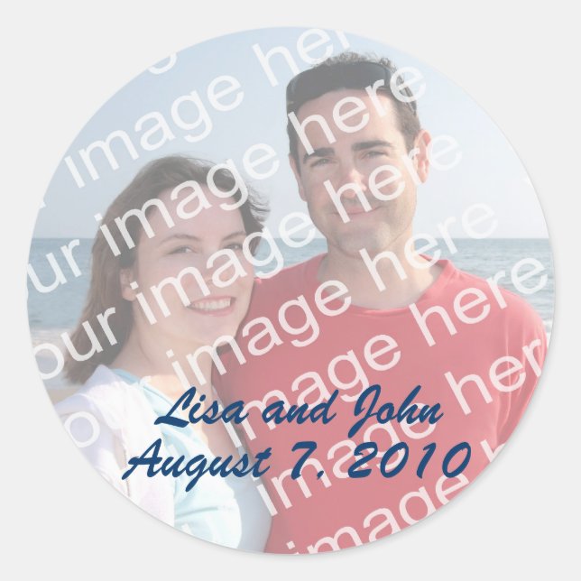 Autocolantes de fotos (Frente)