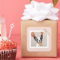Autocolantes de fotos personalizados | Quadro Rosa