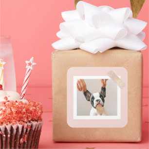 Autocolantes de fotos personalizados   Quadro Rosa