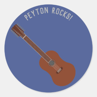 Autocolantes de guitarra acústica personalizados d
