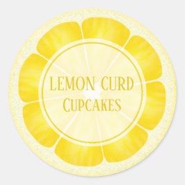 Autocolantes De Limão Personalizáveis Para Dessert