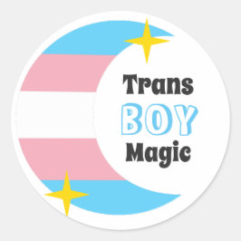 Autocolantes de Magia Trans Boy