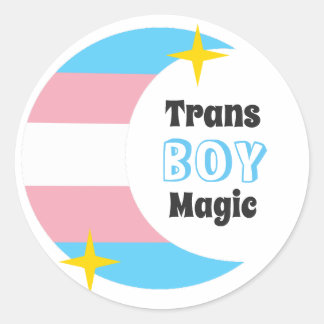 Autocolantes de Magia Trans Boy