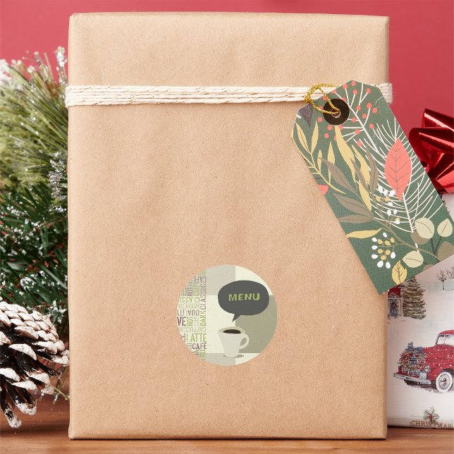 Autocolantes de Menu Café (Criador carregado)