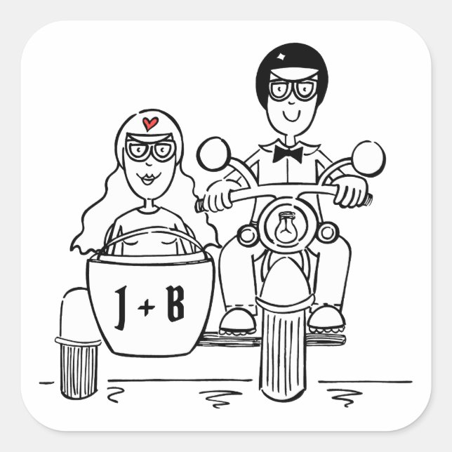Autocolantes de motocicleta personalizados (Frente)