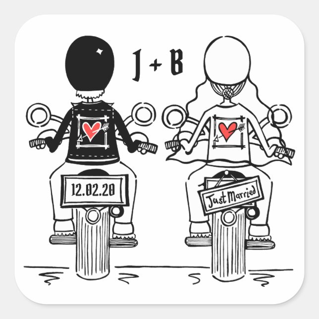 Autocolantes de motocicleta personalizados (Frente)