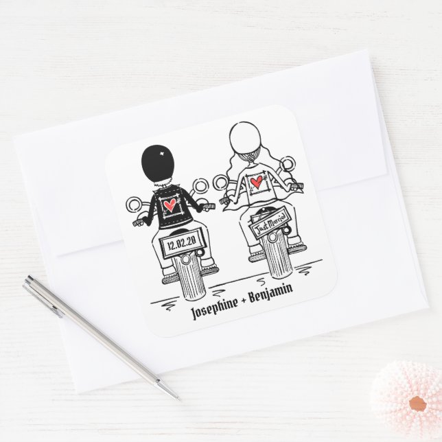 Autocolantes de motocicleta personalizados (Envelope)