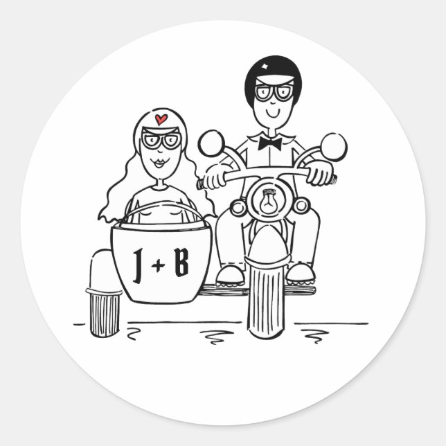 Autocolantes de motocicleta personalizados (Frente)