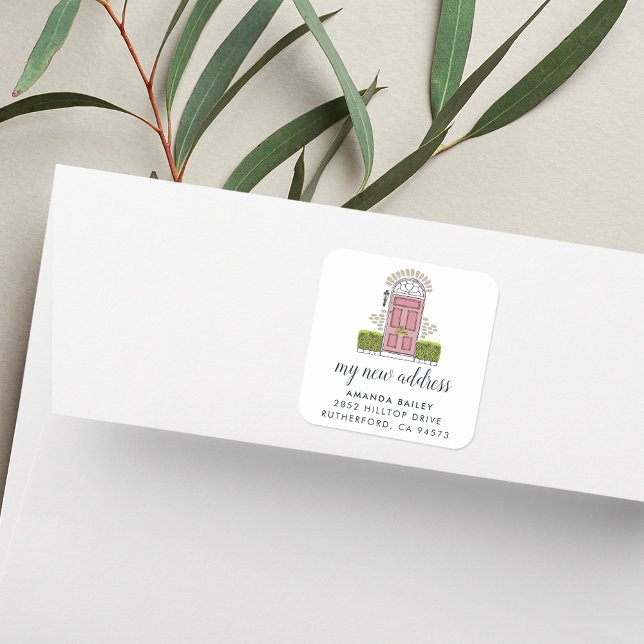 Autocolantes de movimento da porta rosa (Criador carregado)