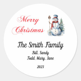 Autocolantes de Natal Personalizados