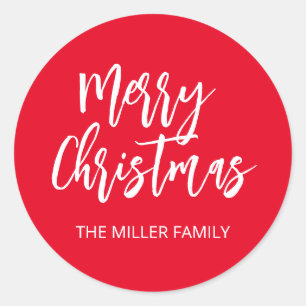 Autocolantes de Natal Personalizados