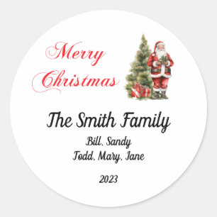 Autocolantes de Natal Personalizados