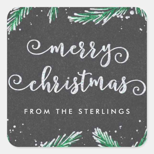 Autocolantes de Natal Personalizados | Aparência (Frente)