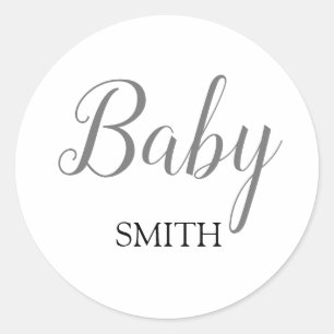 Autocolantes de nome personalizados de script de b