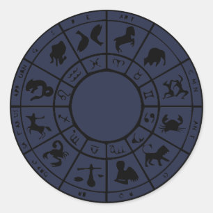 autocolantes de ouro da astrologia zodíaca do horó