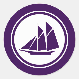 Autocolantes de planador roxo