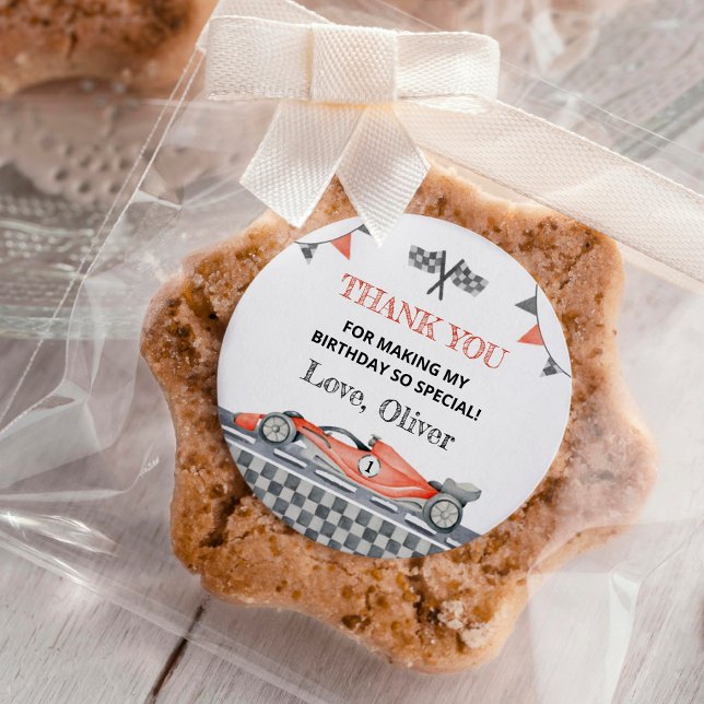 Autocolantes de primeiro aniversario de Carro Verm (Criador carregado)