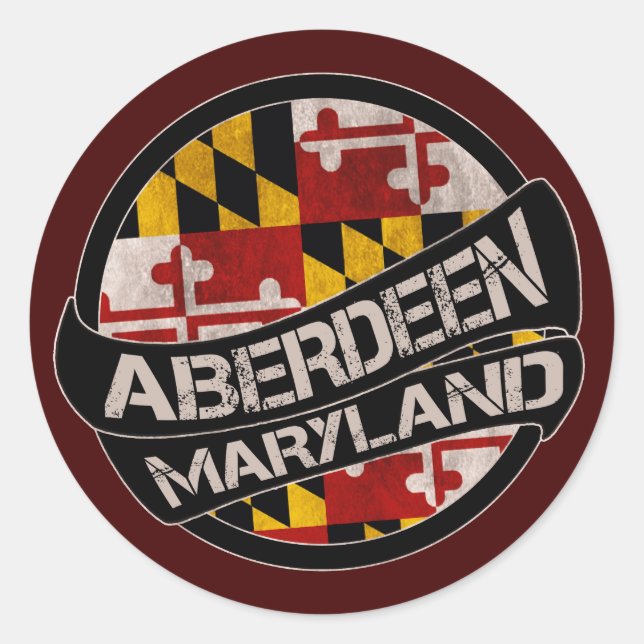 Autocolantes de punho com bandeira de Maryland (Frente)