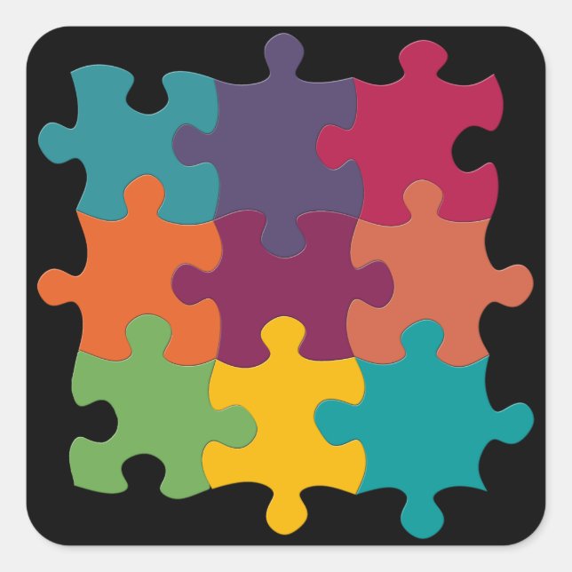 autocolantes de quebra-cabeça (Frente)