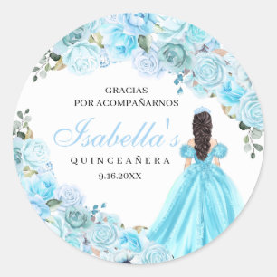 Autocolantes de Quinceanera Azul