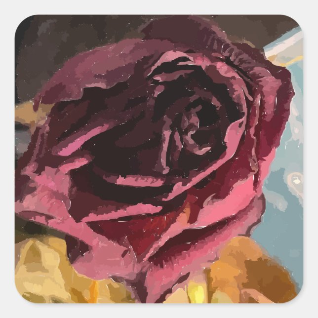 Autocolantes de Rosa (Frente)