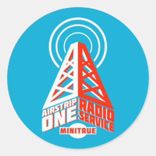 Autocolantes de serviço de rádio da pista 1