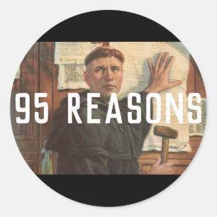 Autocolantes de Teologia Reformada - Martin Luther