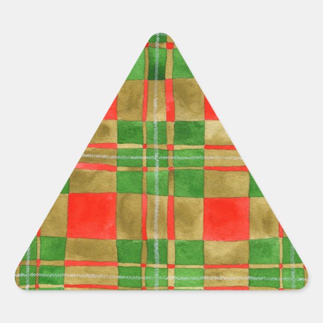 Autocolantes de triângulo GREGOR MAC TARTAN (Frente)
