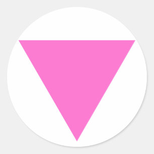 Autocolantes de triângulo rosa