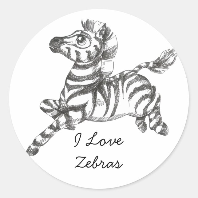 Autocolantes de zebra (Frente)