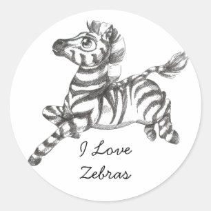 Autocolantes de zebra