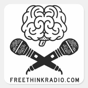 Autocolantes do Brainbones FreeThinkRadio