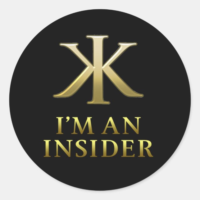 Autocolantes do círculo KKI (Frente)