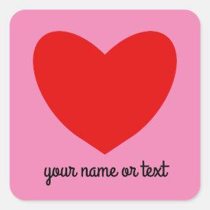 Autocolantes do Coração Vermelho nº 1