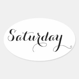 Autocolantes do Dia da Semana: Sábado