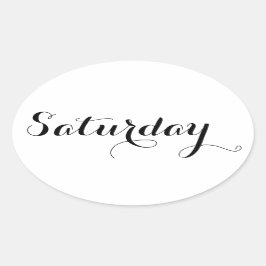 Autocolantes do Dia da Semana: Sábado