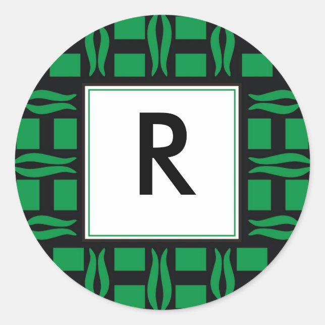 Autocolantes do Monograma (Frente)